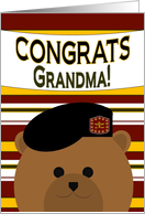 Grandma- Congrats! Army Commissioning card