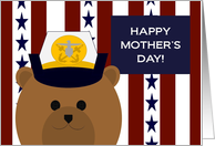 Wish an All-American a Happy Mother’s Day from Naval Officer card