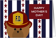 Wish an All-American Firefighter a Happy Mother’s Day card