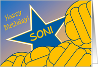 Wish Happy Birthday to Your Water Polo Player Son! card