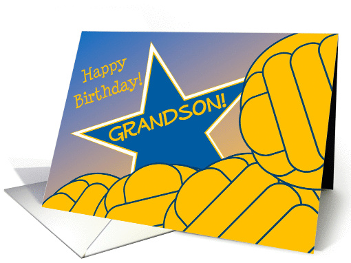 Wish Happy Birthday to Your Water Polo Player Grandson! card (1052771)