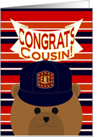 Cousin - Congrats Your Recognition/Award - E.M.T. Bear card