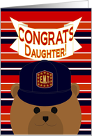 Daughter - Congrats Your Recognition/Award - E.M.T. Bear card