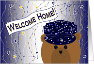 Welcome Home! Navy - Working Uniform Cap Bear card