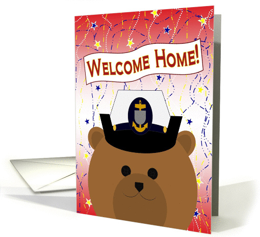 Welcome Home Sister! Chief (Female) Coast Guard Bear card (1085942)