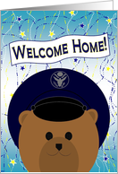 Welcome Home Uncle! Air Force - Male Enlisted Uniform Bear card