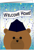 Welcome Home Niece! Air Force - Enlisted Bear card