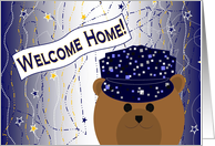Welcome Home Cousin! Navy - Working Uniform Cap Bear card