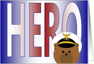 Happy Birthday to a Hero or Legend? - Coast Guard Officer/Male card