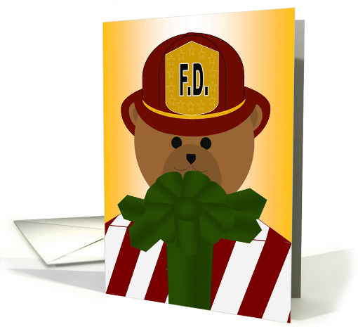 Best Christmas Gift is You In My Life - To Firefighter card (1138364)