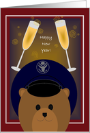 Happy New Year! To Air Force Enlisted - Male card