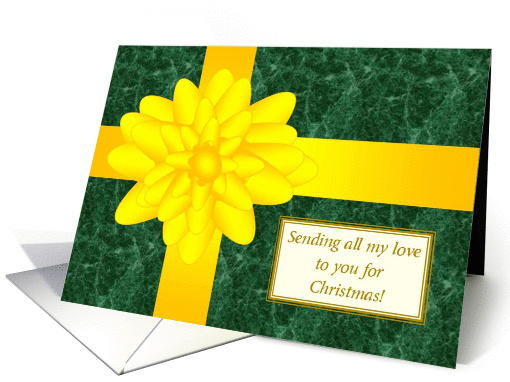 Yellow Ribbon Sending All My Love to You - Christmas... (879757)