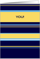 You! Simple Appreciation Card for Employee card