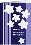 Happy September Birthday! card