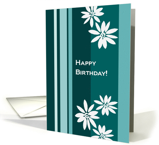 Happy April Birthday! - Simplicity & Beauty Daisy card (898230)