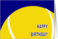 Tennis Happy Birthday card
