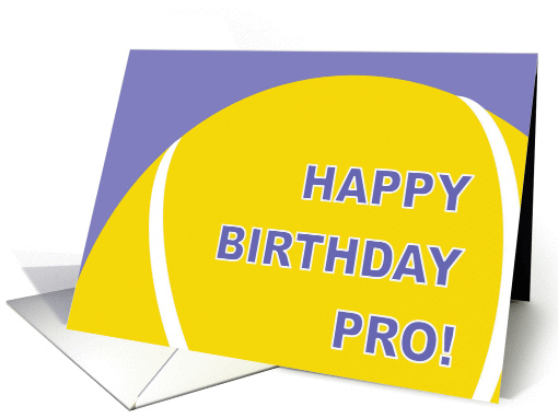 Tennis Humor Happy Birthday card (906385)