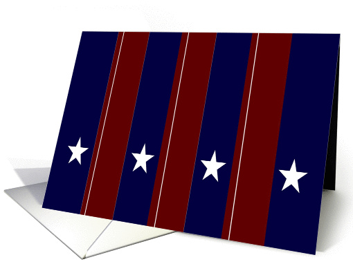 Stars and Stripes - Happy 4th of July Across the Miles card (908718)