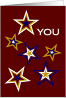 You & Stars - Friend Encouragement Card