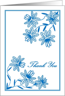 Thank You for Internship - Jacobean Garden card