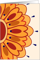 Sunshine for Your Soul is Your Daughter’s Love - Talavera Like Flower card