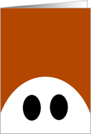 Can’t Wait to See Your Costume, Kiddo - Simple Ghost Card for Kids card