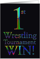 Congratulations 1st Wrestling Tournament card