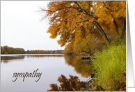 Sympathy - Peaceful River card
