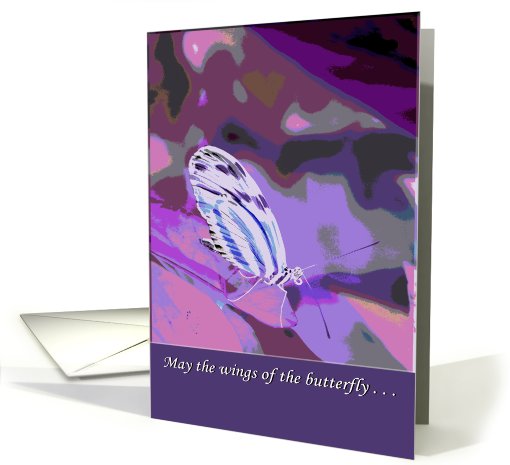 Irish Butterfly Blessing card (792019)