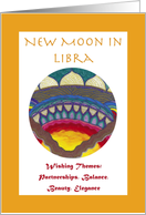 New Moon in Libra Wishing Themes card