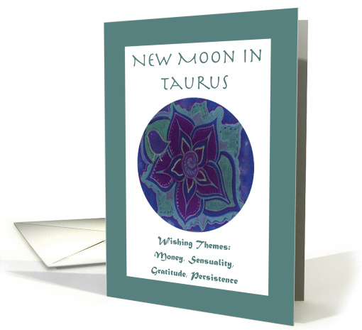 New Moon in Taurus Wishing Themes card (1073450)