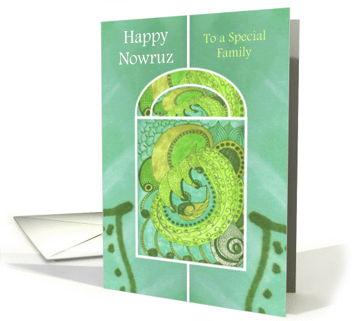 Happy Nowruz to a Special Family Springtime Splendor card (909730)