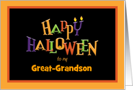 Colorful Happy Halloween - Customize Relationship card