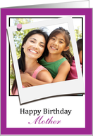 Happy Birthday Mother fun double-take photocard card