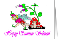 Summer Solstice Fairy card