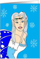 Yuletide Ice Fairy card