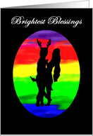 Brightest Blessings Pagan God and Goddess card
