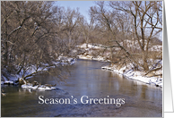 Season’s Greetings Snowy River Winter Card