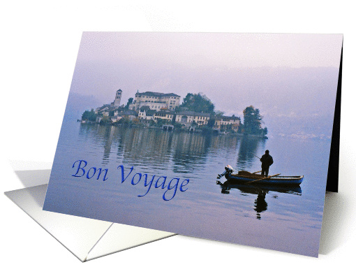 Bon Voyage Lake Orta Italy Monastery card (809571)