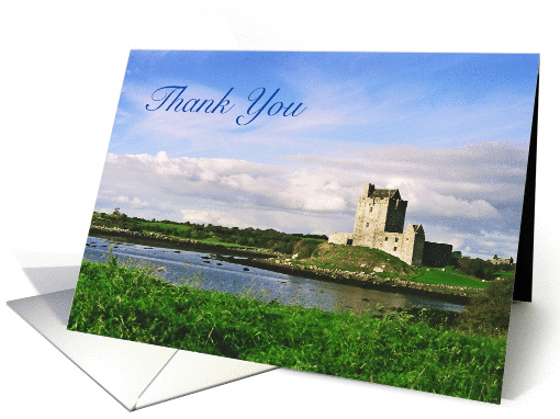 Thank You Dunguairie Castle Ireland card (833315)