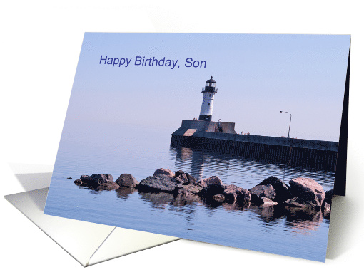 Happy Birthday Son, Lighthouse Lighting Your Way Wiith... (960777)