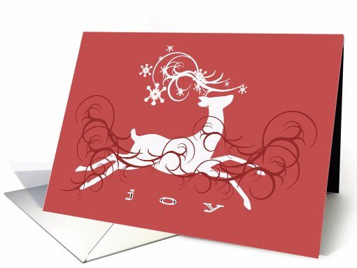Joyful Red Deer card (1152708)