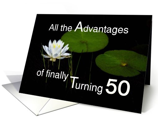 Birthday Advantages at 50 card (796211)