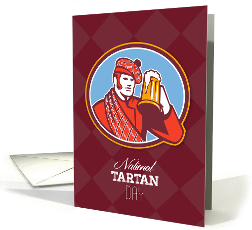 National Tartan Day Beer Drinker card (1214704)