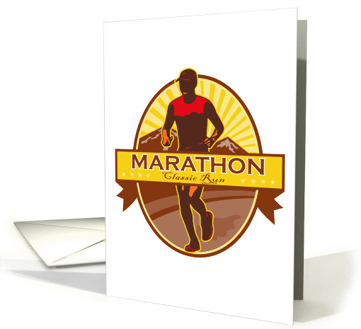 Marathon Classic Run Retro card (1224946)