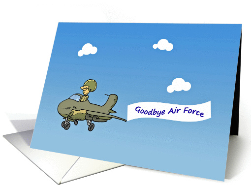 Air Force retirement, goodbye, card (922851)