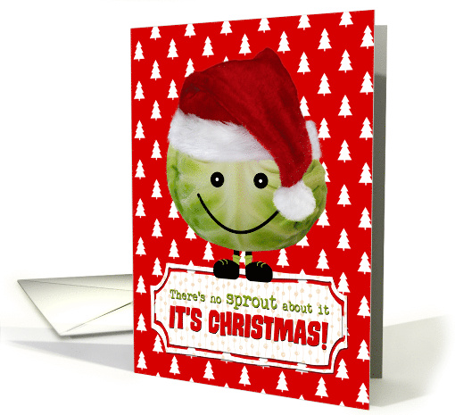 Funny Christmas Card The Happy Christmas Sprout card (1333620)