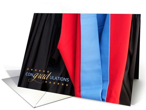Graduation Congratulations - University Graduation Robe card (1357546)