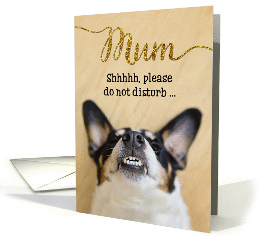 Funny Mother's Day Card UK - Dog With Goofy Grin card (1365502)