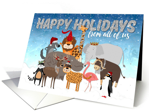 Fun Christmas Card From All of Us - Happy Holidays... (1399910)